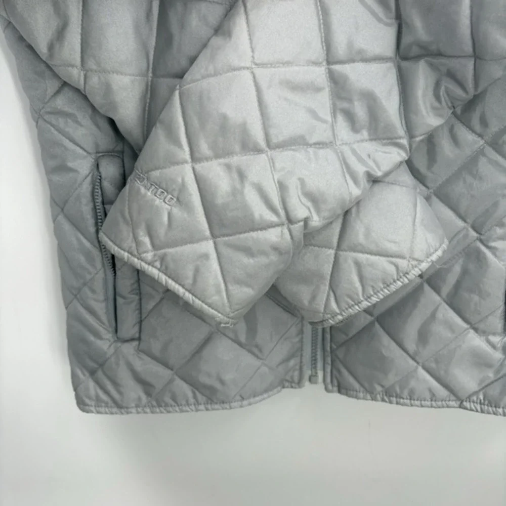 VTG Limited Too Silver Puffer Jacket Lightweight Coat Girls Size XXL‎ #21D